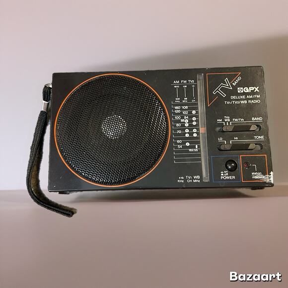 Vintage GPX A303 Portable Multi Band Receiver Radio AM/FM WB - tested and Works! - Picture 1 of 7